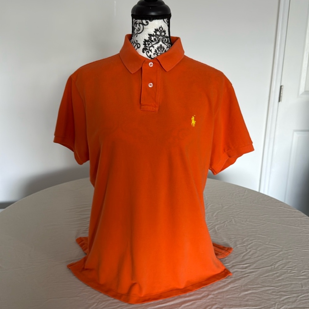 Polo by Ralph Lauren Orange Polo Shirt with Logo